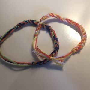 yarn bracelets